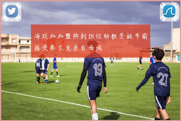 海廷加加盟热刺担任助教圣诞节前接受弗兰克亲自面试